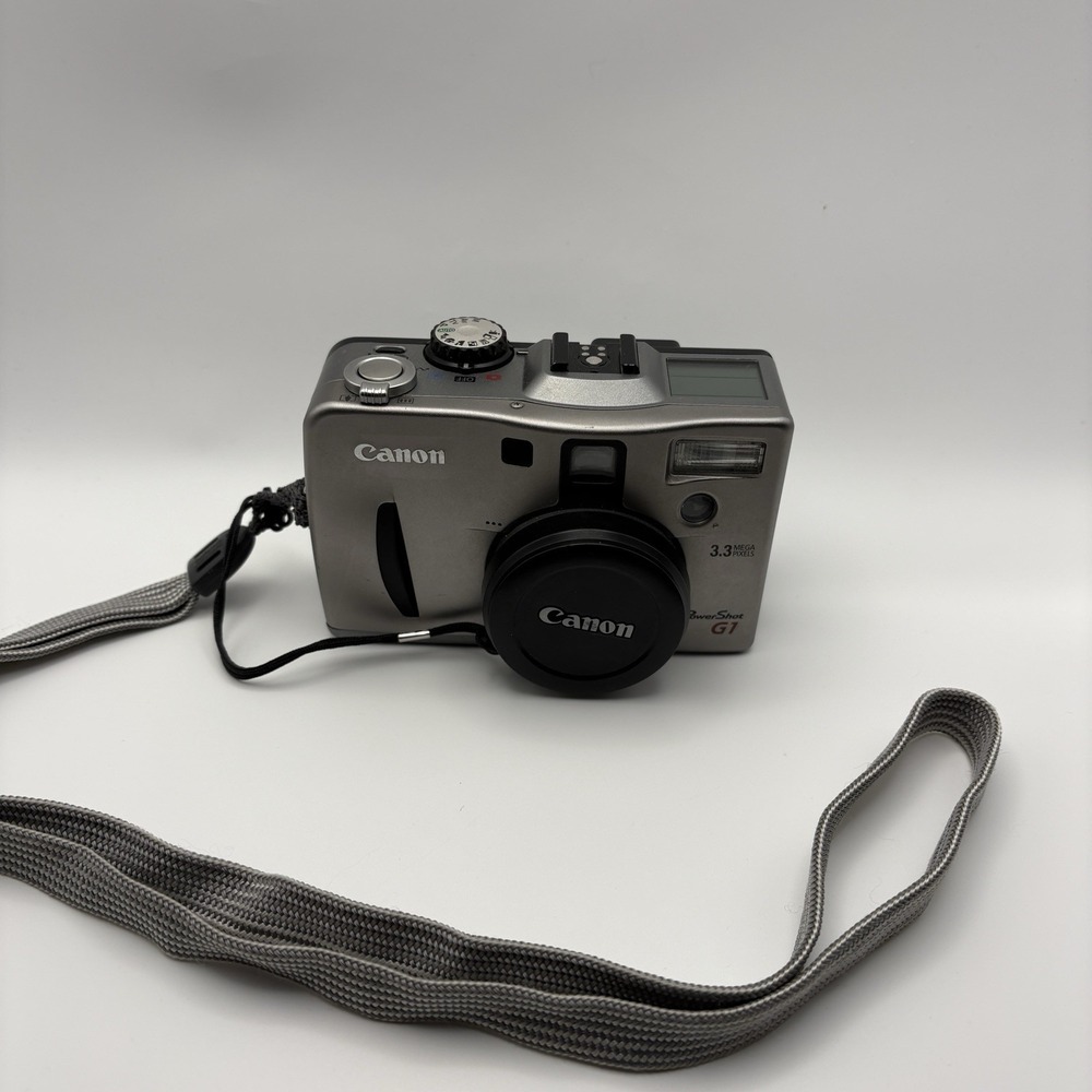 Canon PowerShot G1 3.3MP Digital Camera Silver - No Battery No Charger Untested